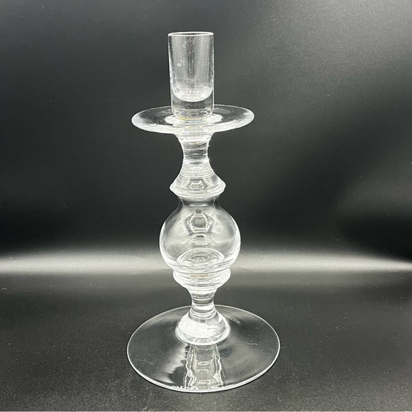 Crate & Barrel Anya Glass Candle Holder - Picture 3 of 9